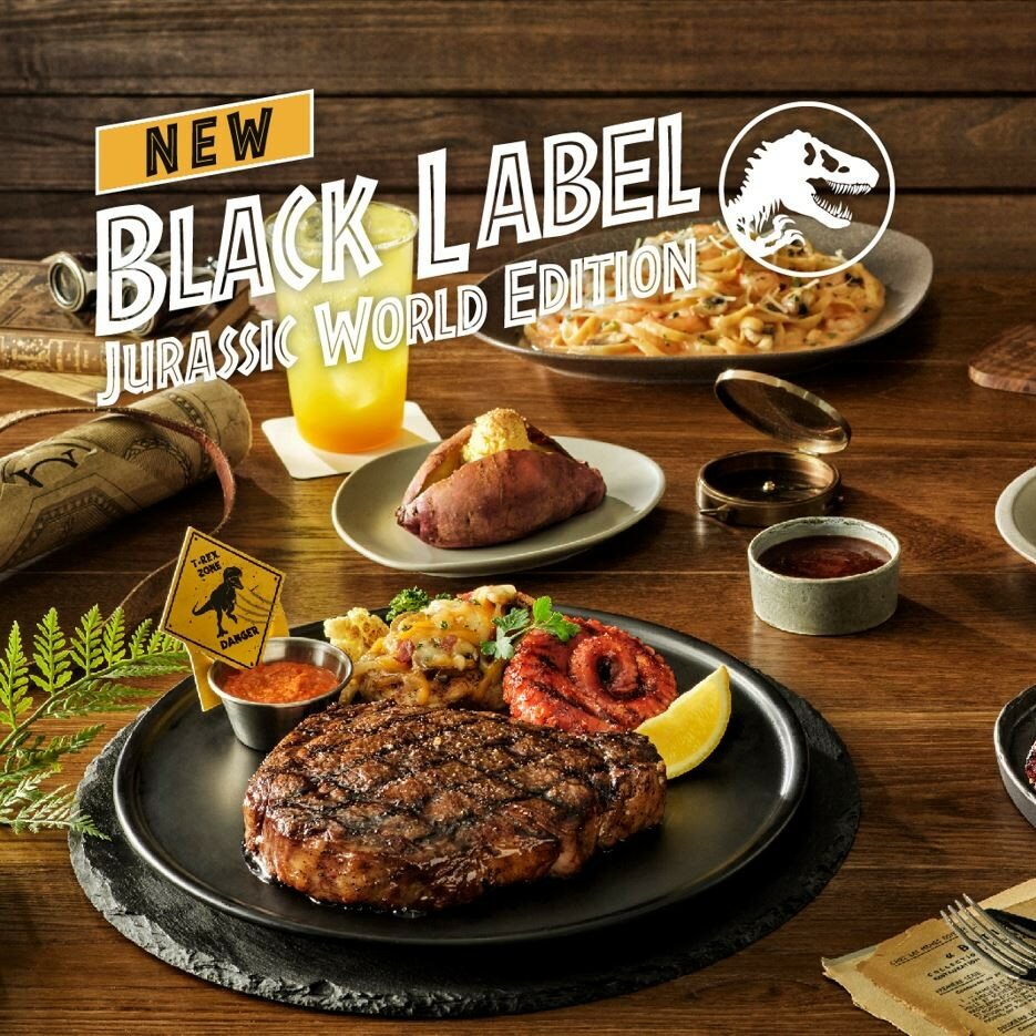 [아웃백 스테이크 하우스] Black Label Jurassic World Edition
