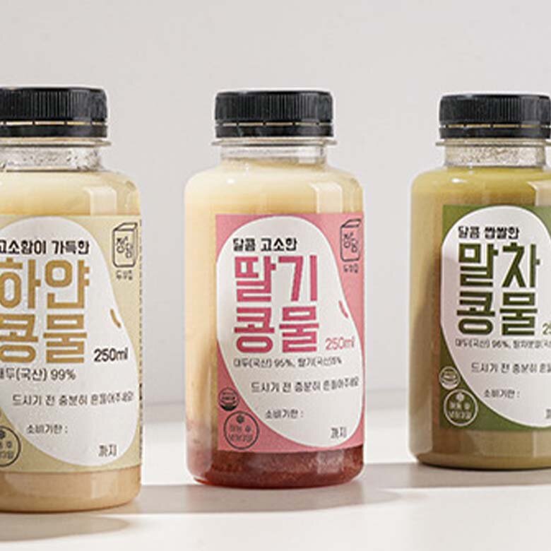 [정담두부] 우리콩으로 만든 콩물&비지스프레드