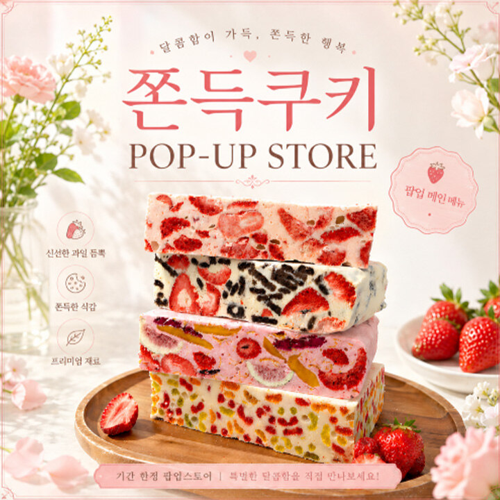 [3층다락빵] 쫀득쿠키 POP-UP